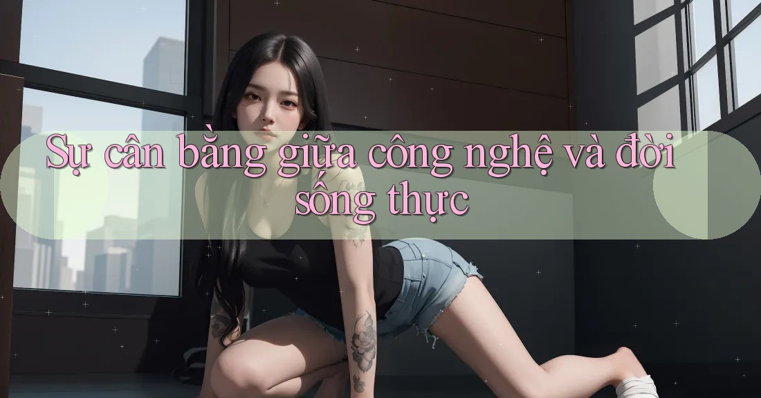 Sự cân bằng giữa công nghệ và đời sống thực