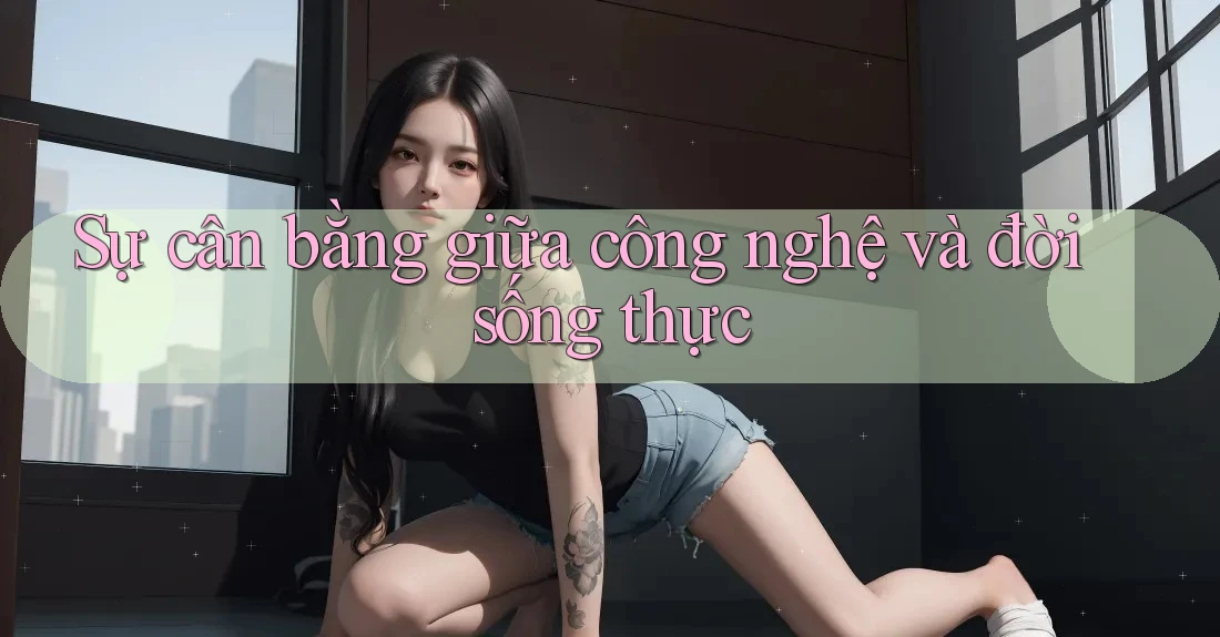 Sự cân bằng giữa công nghệ và đời sống thực Sự cân bằng giữa công nghệ và đời sống thực