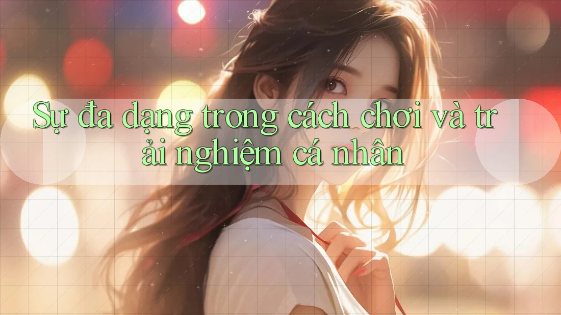 Sự đa dạng trong cách chơi và trải nghiệm cá nhân
