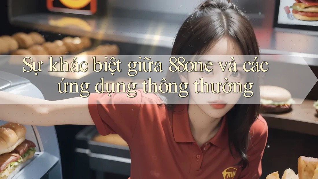 Sự khác biệt giữa 88one và các ứng dụng thông thường Sự khác biệt giữa 88one và các ứng dụng thông thường