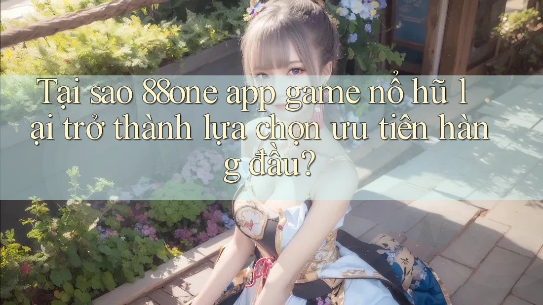 Tại sao 88one app game nổ hũ lại trở thành lựa chọn ưu tiên hàng đầu?