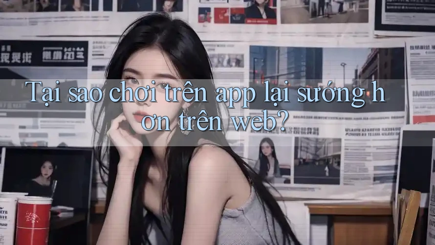 Tại sao chơi trên app lại sướng hơn trên web? Tại sao chơi trên app lại sướng hơn trên web?