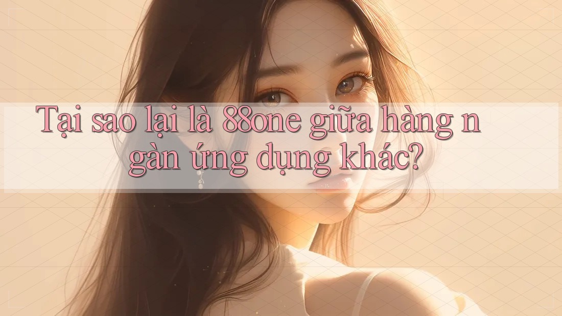 Tại sao lại là 88one giữa hàng ngàn ứng dụng khác? Tại sao lại là 88one giữa hàng ngàn ứng dụng khác?