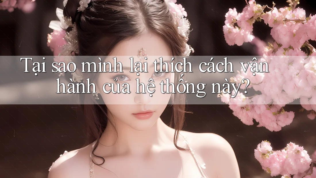 Tại sao mình lại thích cách vận hành của hệ thống này? Tại sao mình lại thích cách vận hành của hệ thống này?
