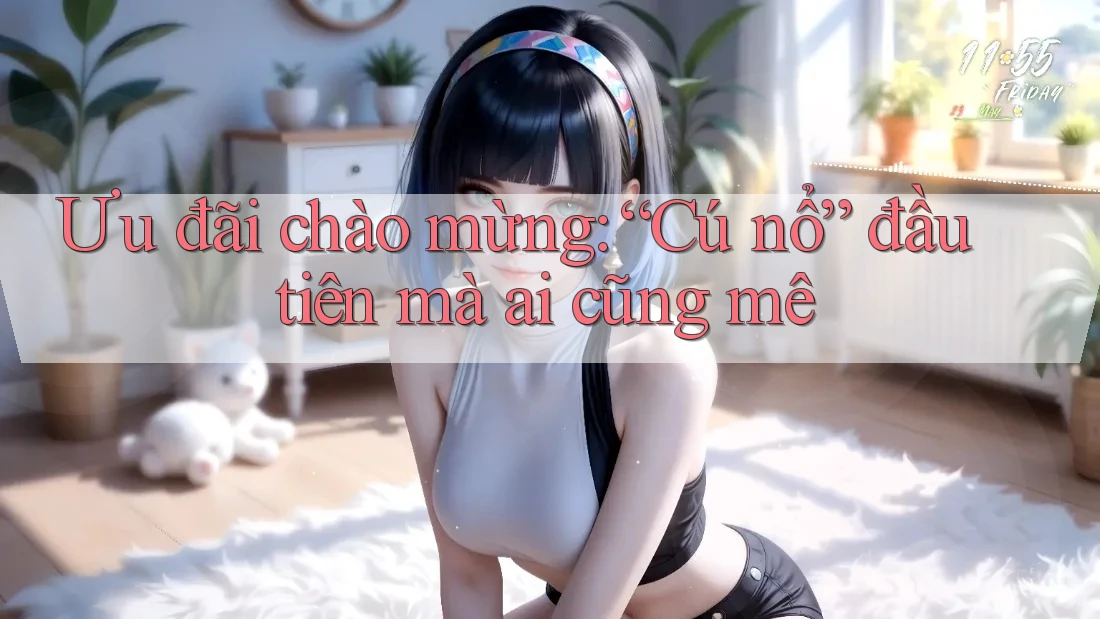 Ưu đãi chào mừng: “Cú nổ” đầu tiên mà ai cũng mê Ưu đãi chào mừng: “Cú nổ” đầu tiên mà ai cũng mê